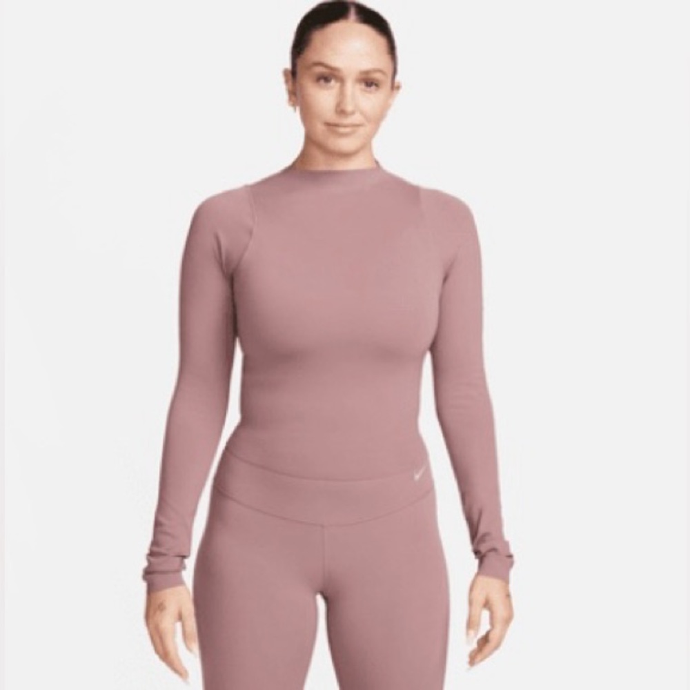 Nike Women's Long Sleeve Top - Mauve